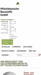 Mobile Screenshot of mdb-gmbh.de